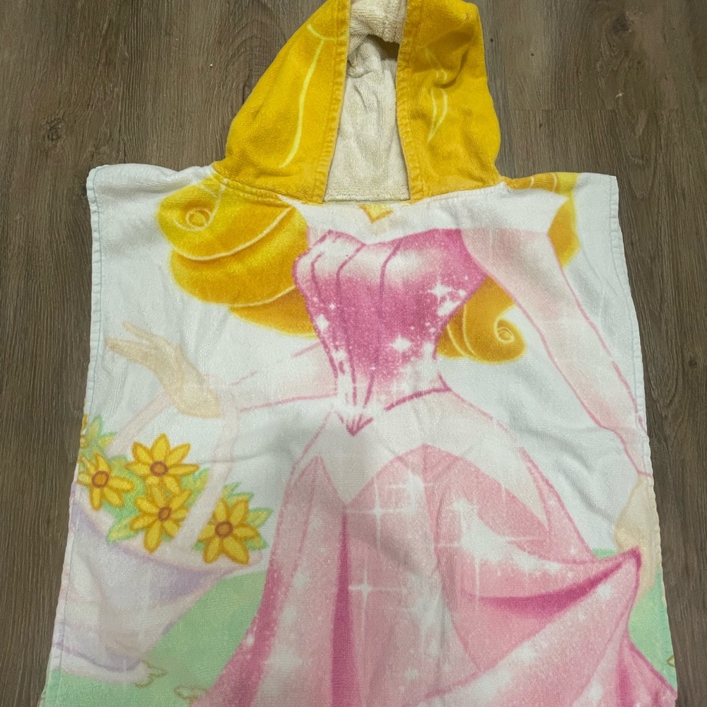 Pink Princess Hooded Towel